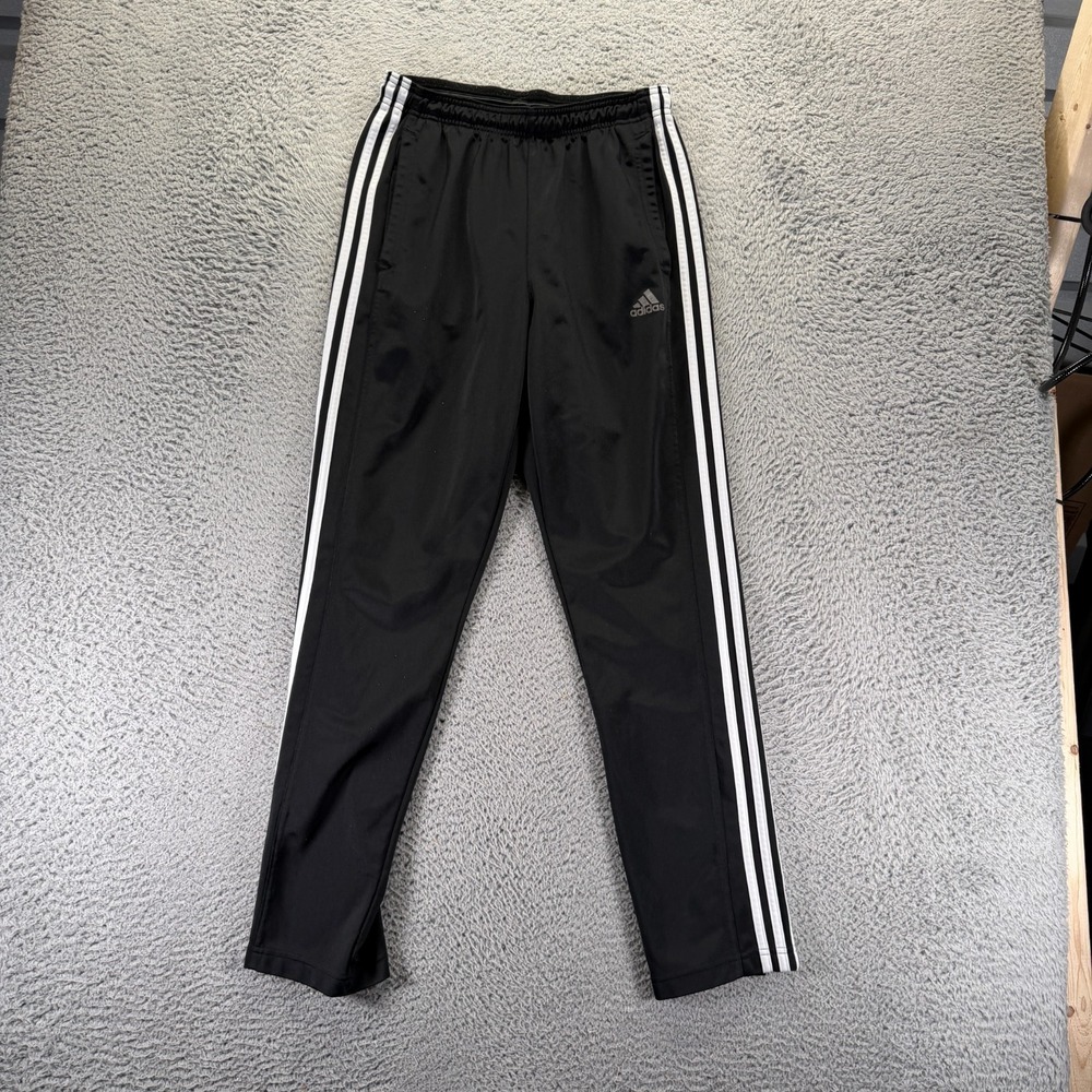 Adidas Primegreen Pant Men's M Black Track 3 Stripes Straight Running Training